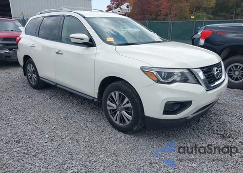 2019 Nissan Pathfinder S z USA, uszkodzony, nr VIN 5N1DR2MM4KC652519